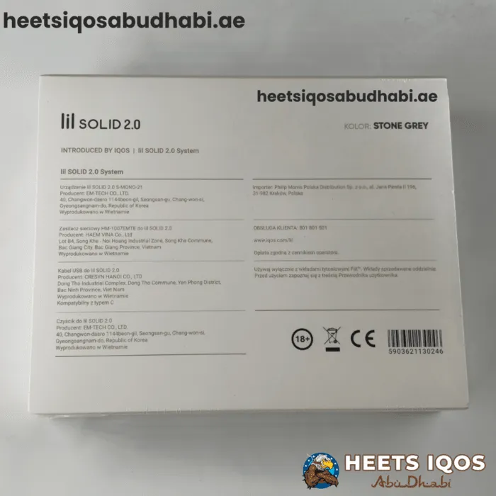 IQOS lil Solid 2.0 Stone Gray Device